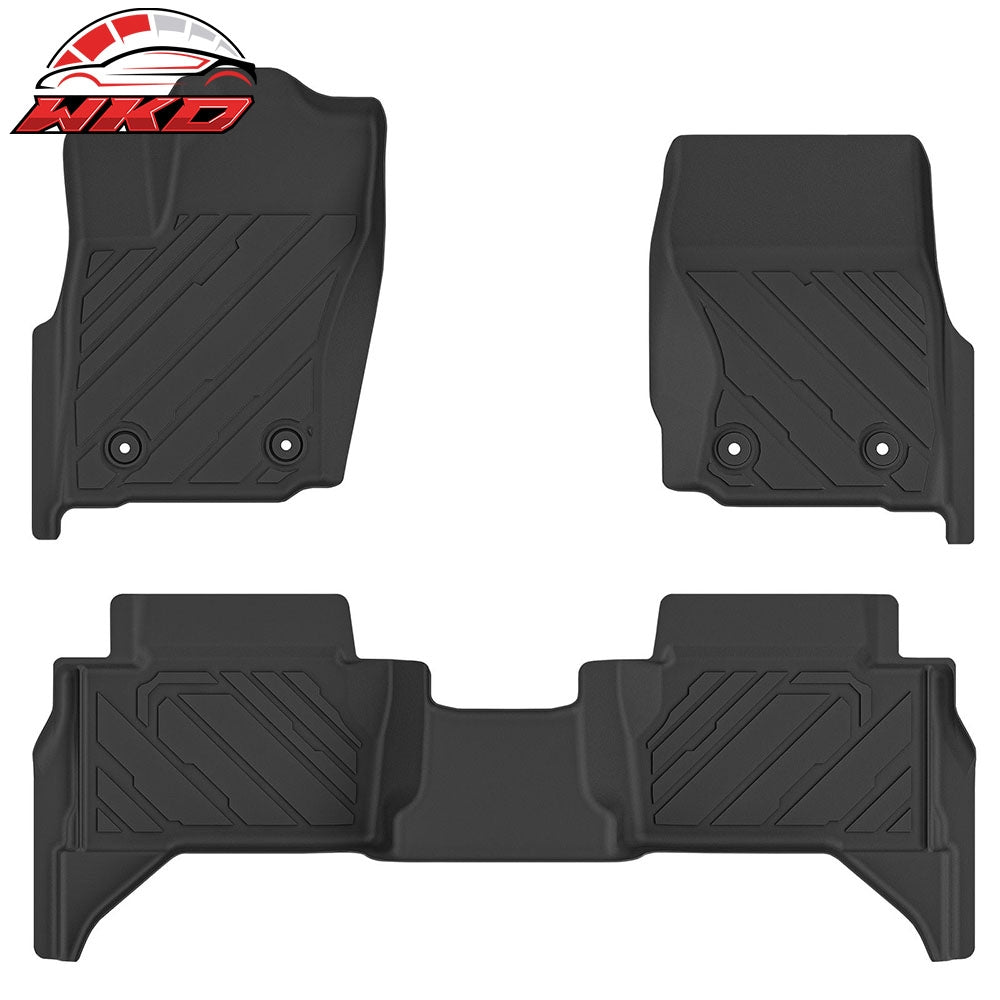Wholesale 24-26 Tacoma Crew Cab TPE Floor Mats All Weather Protection Liners Carpets