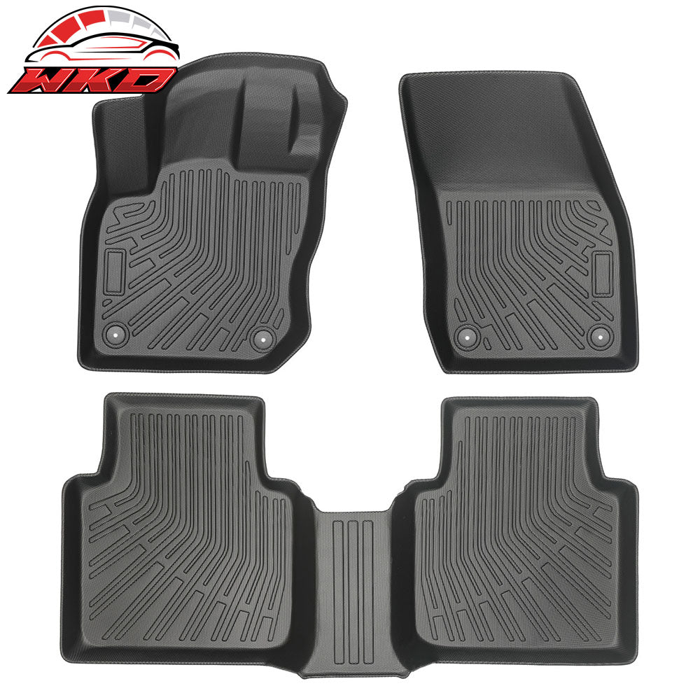 2025 Volkswagen Tiguan Floor Mats TPE All Weather 3D Heavy Duty Carpets | Wholesale