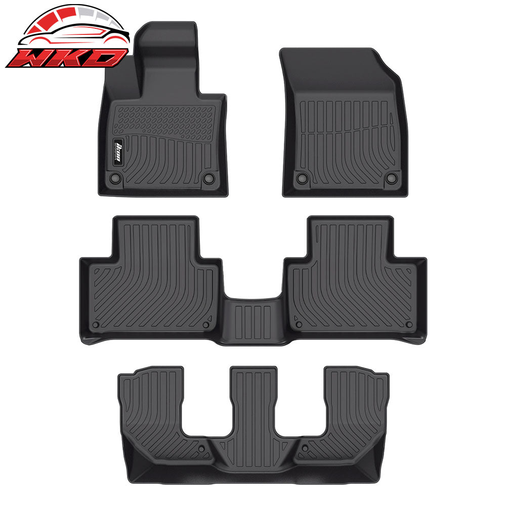 2021-25 XC90 T8 Recharge & 2016-20 Hybrid 7-Seat Anti-Slip Floor Mats TPE 4PC | Wholesale