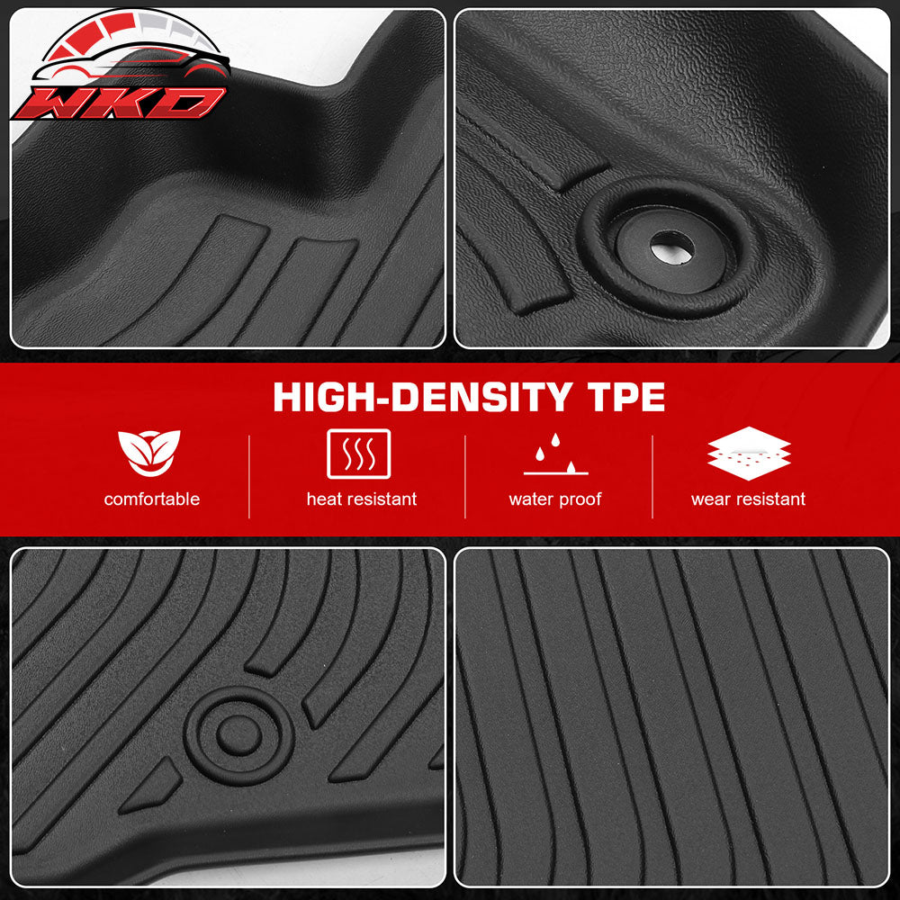Fits 22-25 Hyundai Tucson Hybrid All Weather 3D Molded Floor Mats Carpets TPE