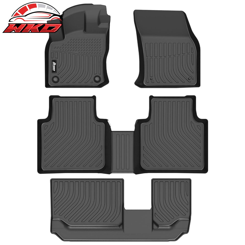 18-24 Volkswagen Tiguan 7 Seats 3D TPE All Season Floor Mats Carpets 4PCS | Wholesale