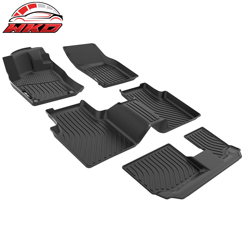 Fits 18-24 Volkswagen Tiguan 7 Seats 3D TPE All Season Floor Mats Carpets 4PCS