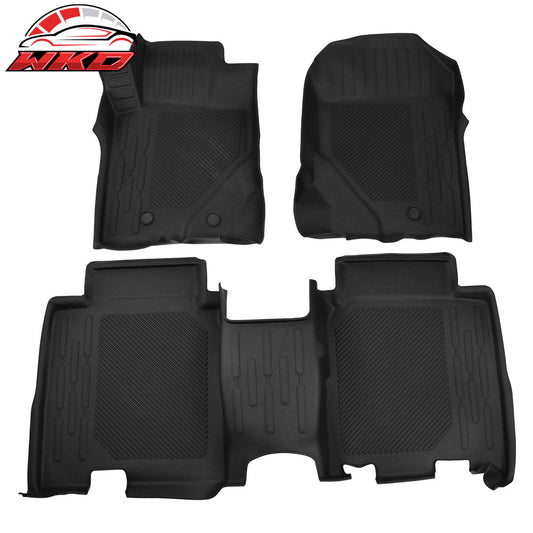 21-25 Ford Bronco All Weather 3D Molded Front Rear Floor Mats Carpets TPE | Wholesale