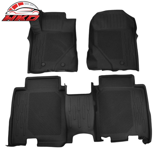 21-26 Ford Bronco All Weather 3D Molded Front Rear Floor Mats Carpets TPE | Wholesale