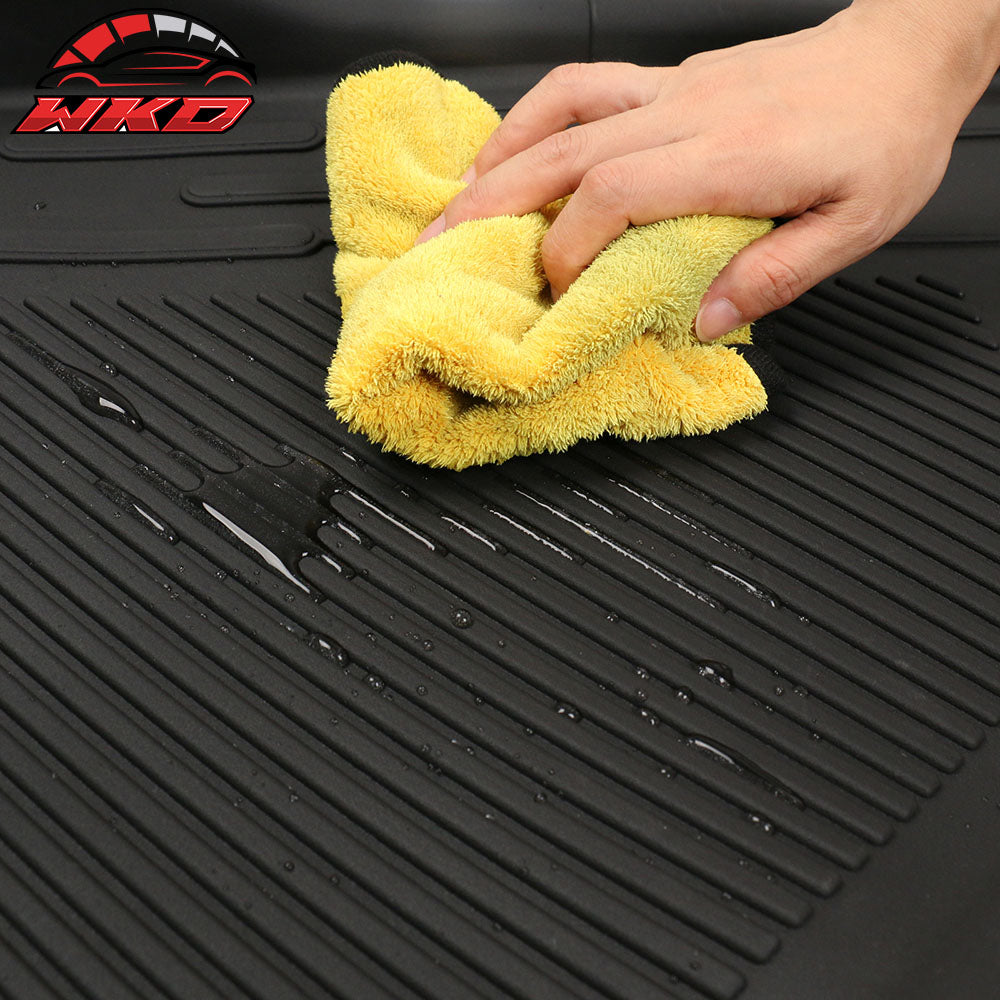 Fits 21-25 Ford Bronco All Weather 3D Molded Front Rear Floor Mats Carpets TPE