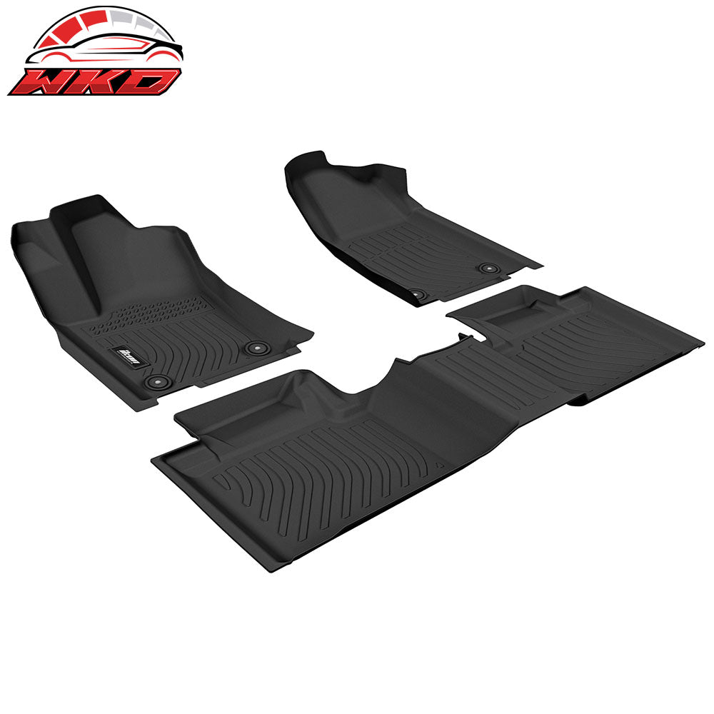 Fits 16-21 Jeep Grand Cherokee/22 WK Floor Mats 3D TPE Carpets All Weather Liner