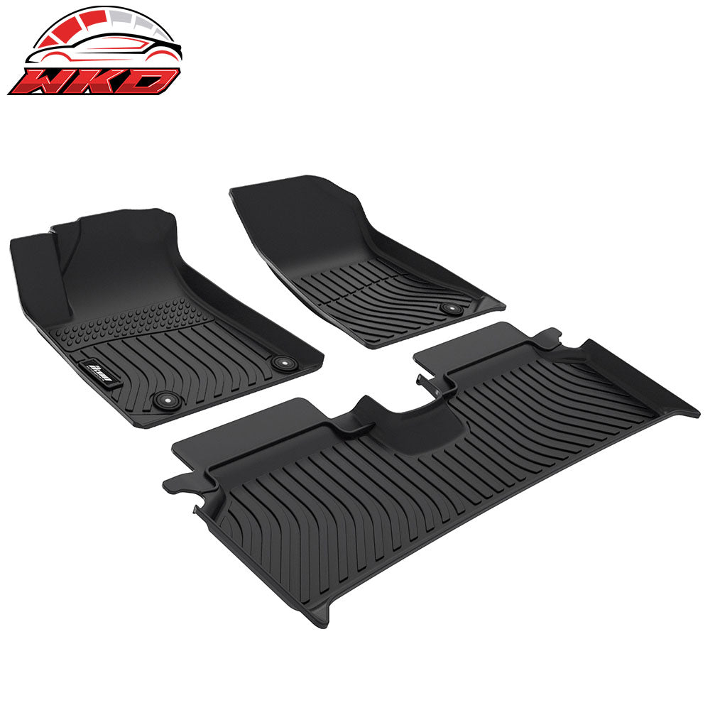 Fits 23-25 Kia Niro EV Floor Mats All Weather TPE 3D Carpets Liner Guard 3PC Set