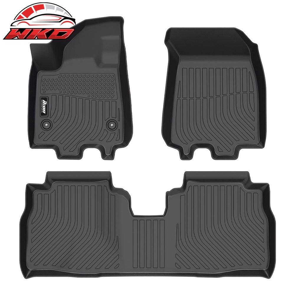 24-26 Chevy Equinox EV Non-Slip 3D Molded Floor Mats All Weather TPE Carpet | Wholesale