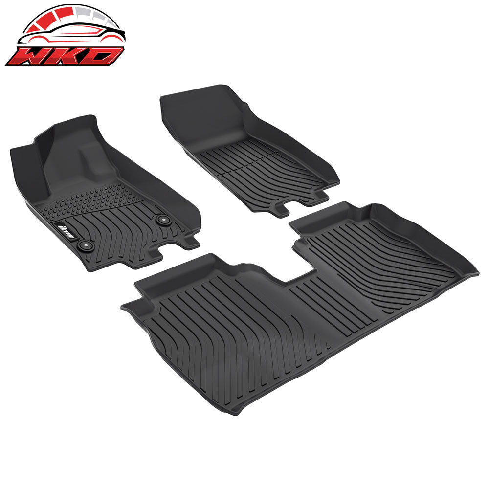 Fits 24-25 Chevy Equinox EV Non-Slip 3D Molded Floor Mats All Weather TPE Carpet
