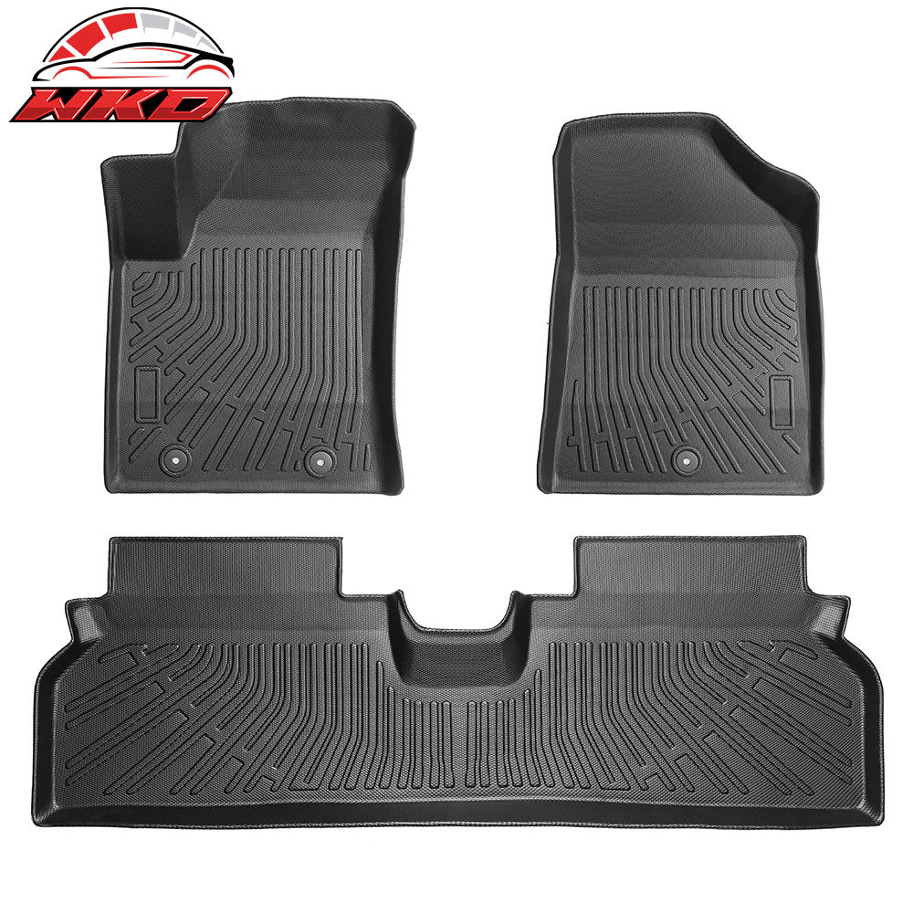 24-25 Hyundai Kona Electric Anti-Slip 3D Floor Mats All Weather TPE Carpets | Wholesale