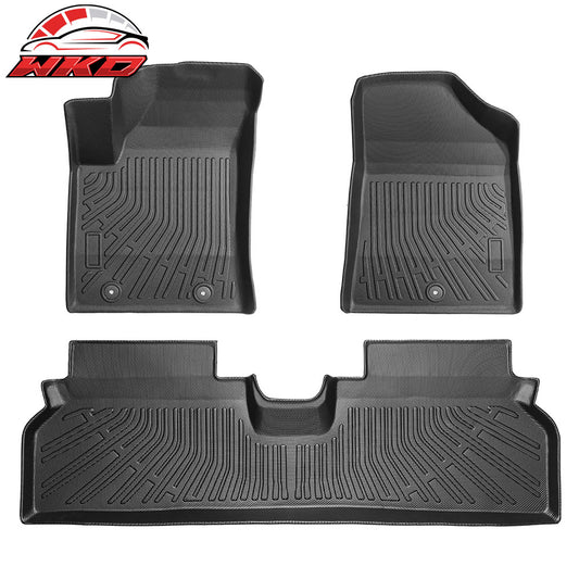 24-25 Hyundai Kona Electric Anti-Slip 3D Floor Mats All Weather TPE Carpets | Wholesale
