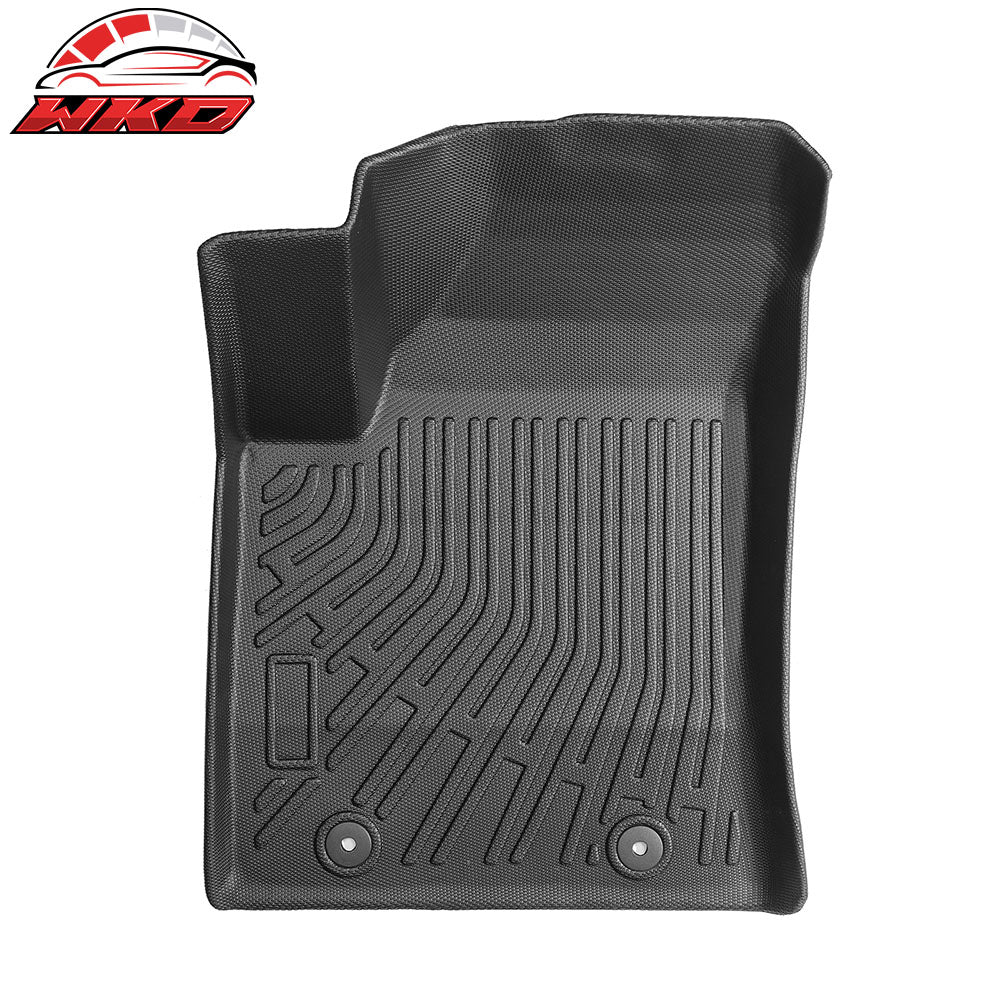 Fits 24-25 Hyundai Kona Electric Anti-Slip 3D Floor Mats All Weather TPE Carpets