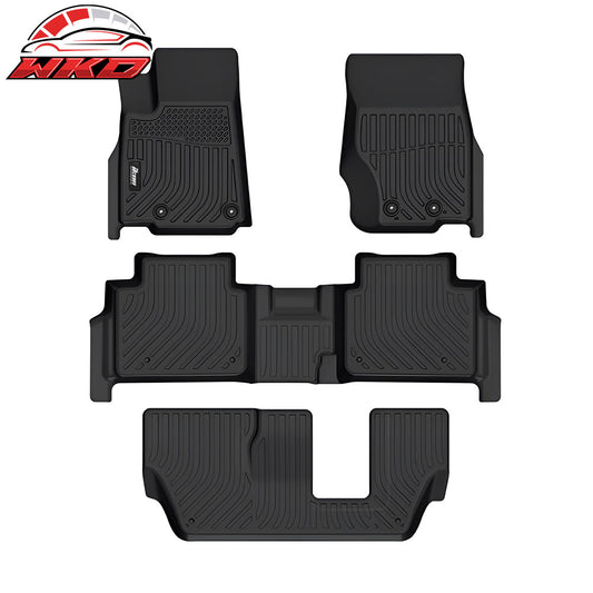 21-25 Jeep Grand Cherokee L Floor Mats All Weather TPE 3D Carpets Liner 4PC | Wholesale
