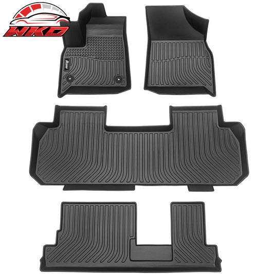 18-24 Chevy Traverse Limited 8-Seat 3D Floor Mats All Weather TPE Carpet | Wholesale