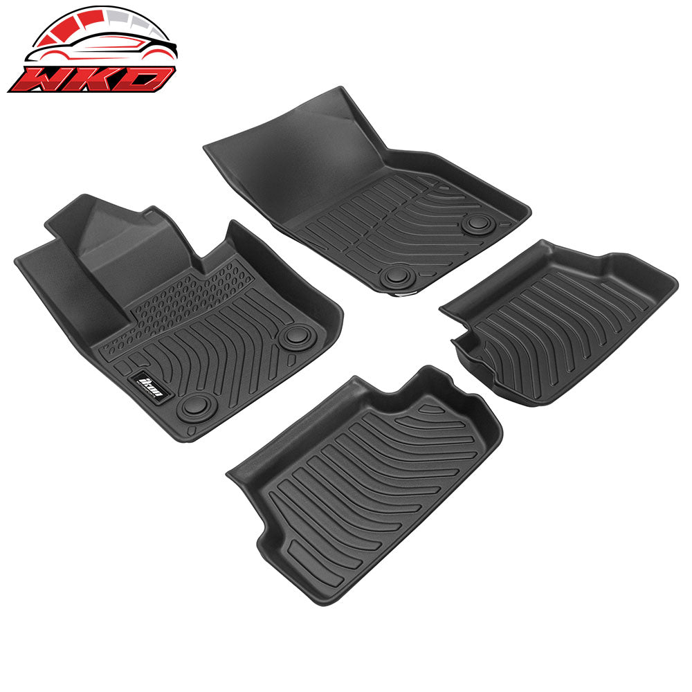 Fits 14-24 Mini Cooper Hardtop 2-Door SE Non-Slip Floor Mats All Weather TPE 4PC