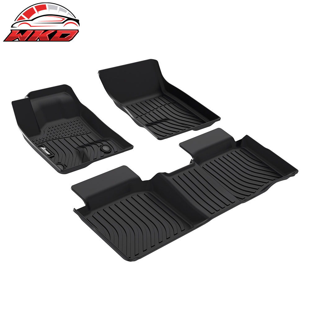 Fits 23-25 Mitsubishi Outlander PHEV Floor Mats All Weather TPE 3D Carpets Liner