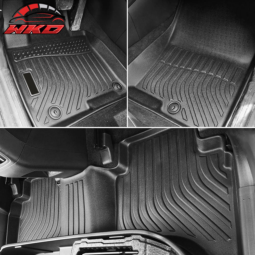 Fits 22-25 Hyundai Santa Cruz All Weather 3D Molded Floor Mats Carpets Liner TPE