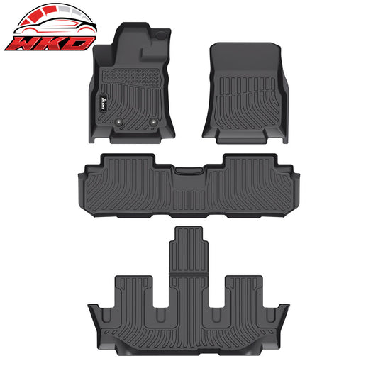 19-25 Subaru Ascent 8 Seats Bench Seat 3D Floor Mats Carpets Liner TPE 4PCS | Wholesale