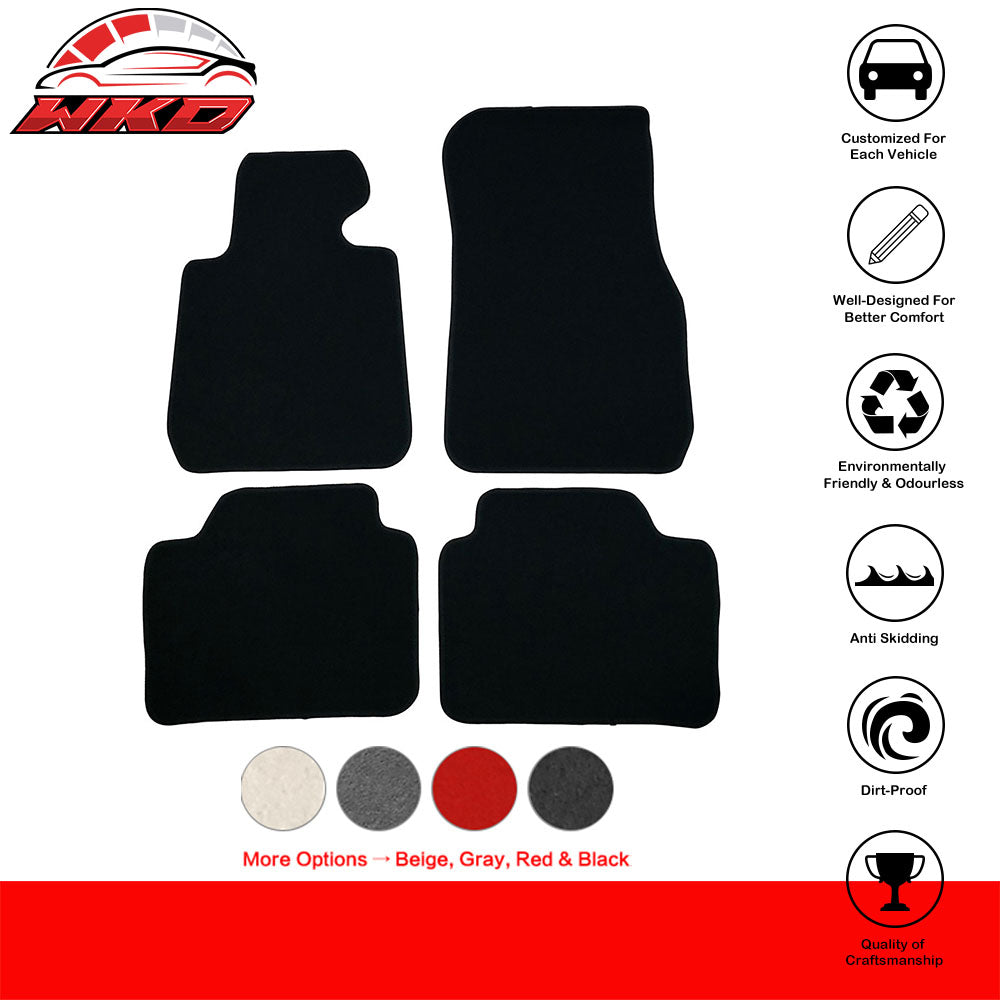 12-18 F30 3 Series Sedan 4PCS Floor Mats Carpets Front & Rear Nylon FOR: (BMW)