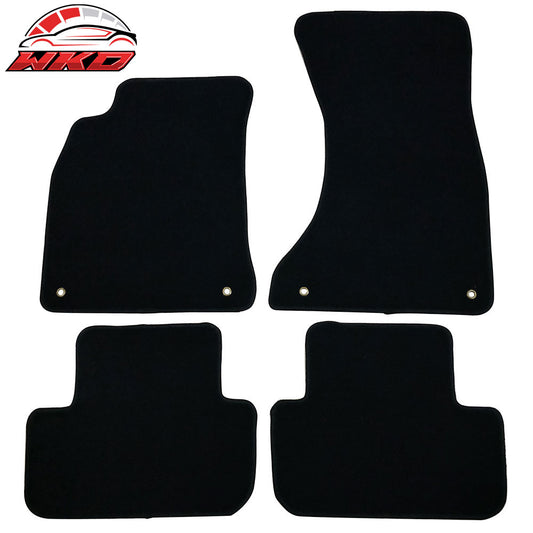 09-16 Audi A4 S4 Car Floor Mats Liner Nylon Carpets Front Rear Black 4PC | Wholesale