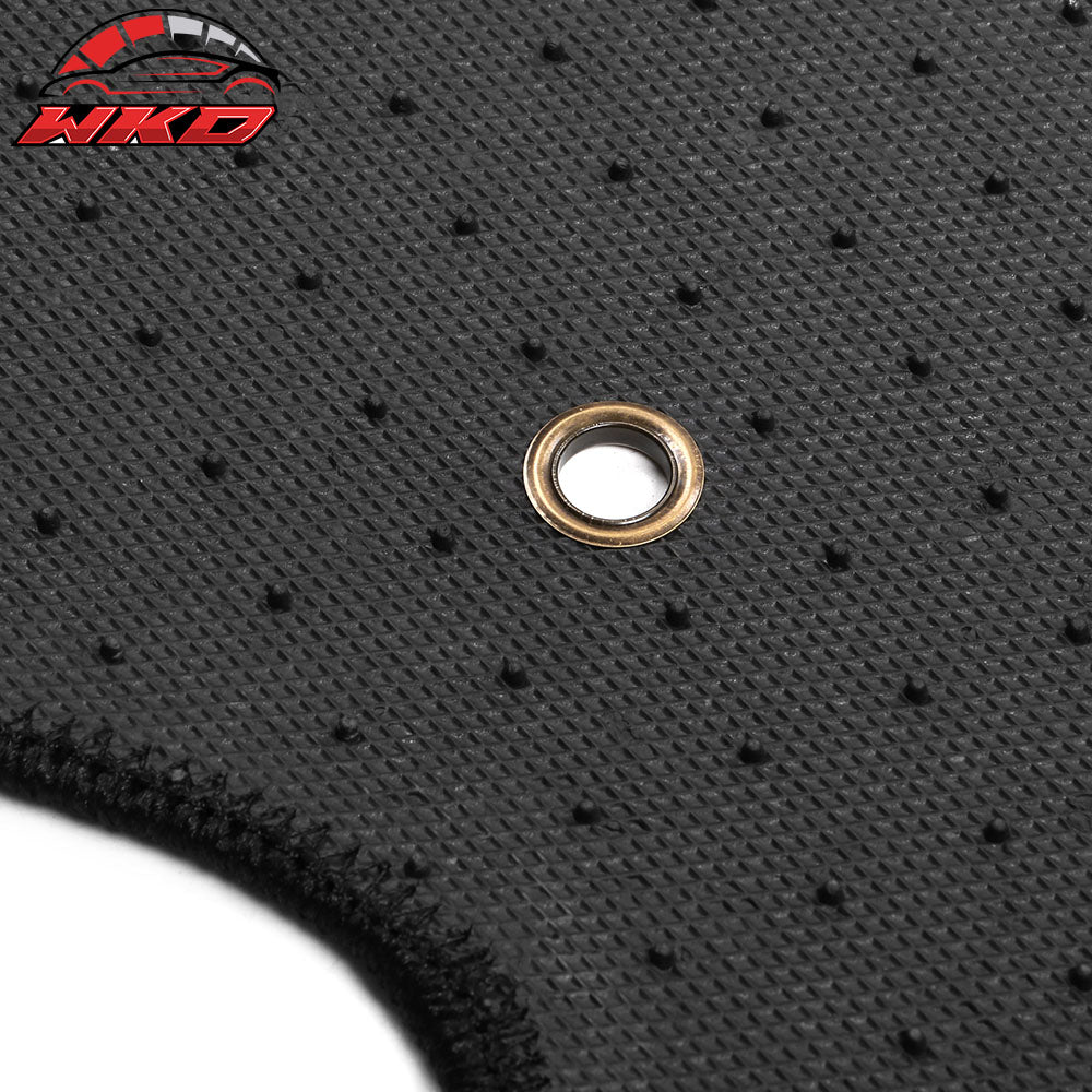 Fits 07-16 Jeep Compass/Patriot Black Nylon Floor Mats Front Rear Carpets Liner