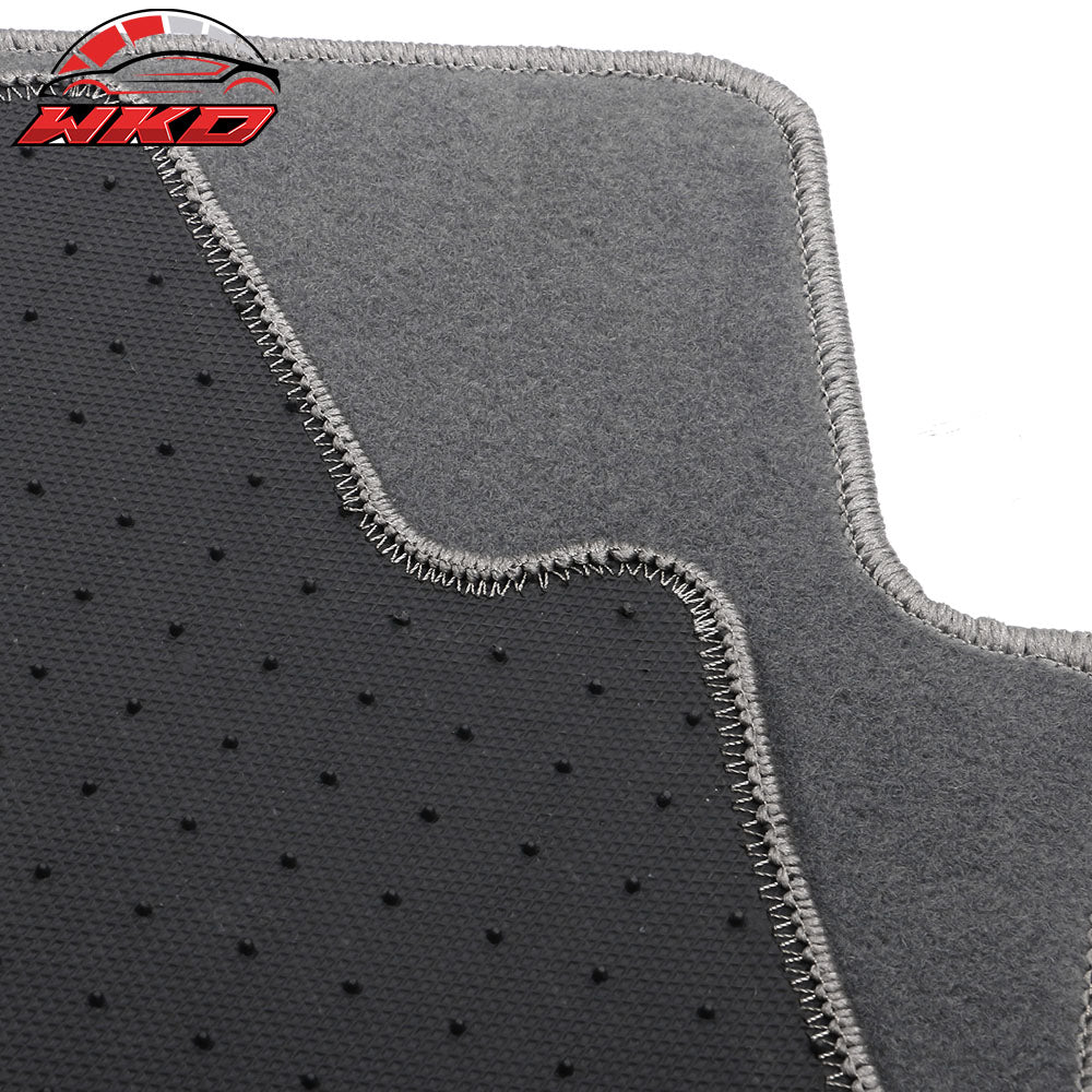 Fits 07-16 Jeep Compass/Patriot Gray Nylon Floor Mats Front Rear Carpets Liner