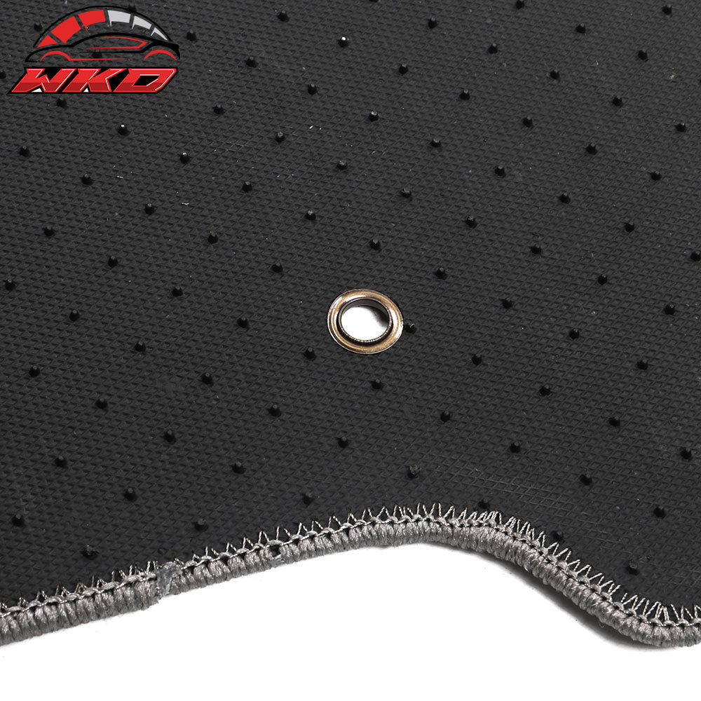 Fits 07-16 Jeep Compass/Patriot Gray Nylon Floor Mats Front Rear Carpets Liner