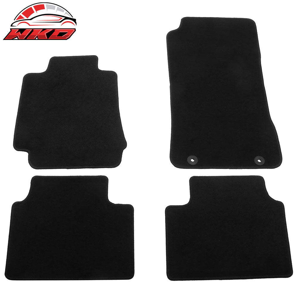 17-24 Alfa Romeo Giulia Anti-Slip Front Rear Floor Mats Nylon 4PCS - Black | Wholesale