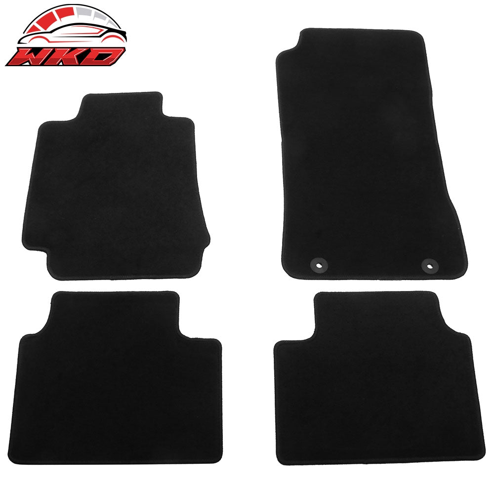 17-24 Alfa Romeo Giulia Anti-Slip Front Rear Floor Mats Nylon 4PCS - Black | Wholesale