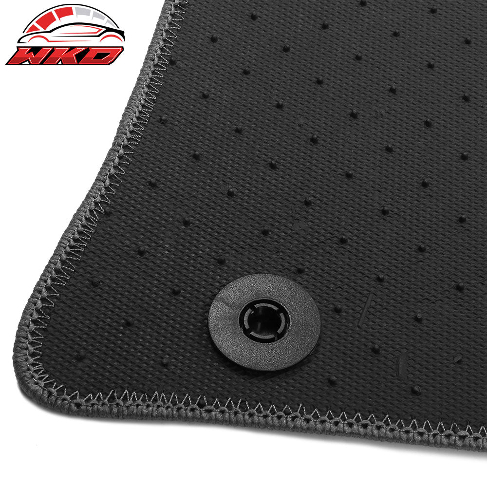 Fits 19-25 Nissan Altima Anti-Slip Front Rear Floor Mats Carpet Nylon 4PCS Gray