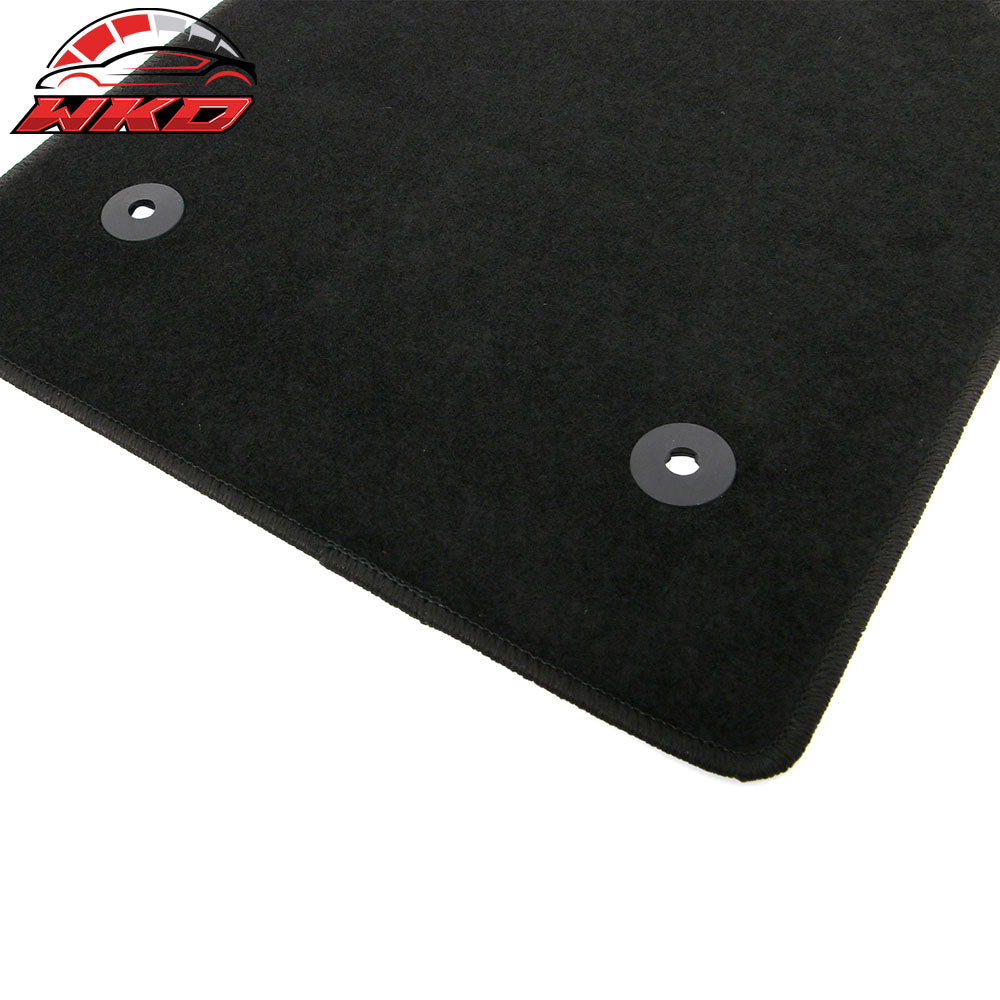 Fits 19-25 Cadillac XT4 Anti-Slip Front Rear Floor Mats Carpet Nylon 4PCS Black