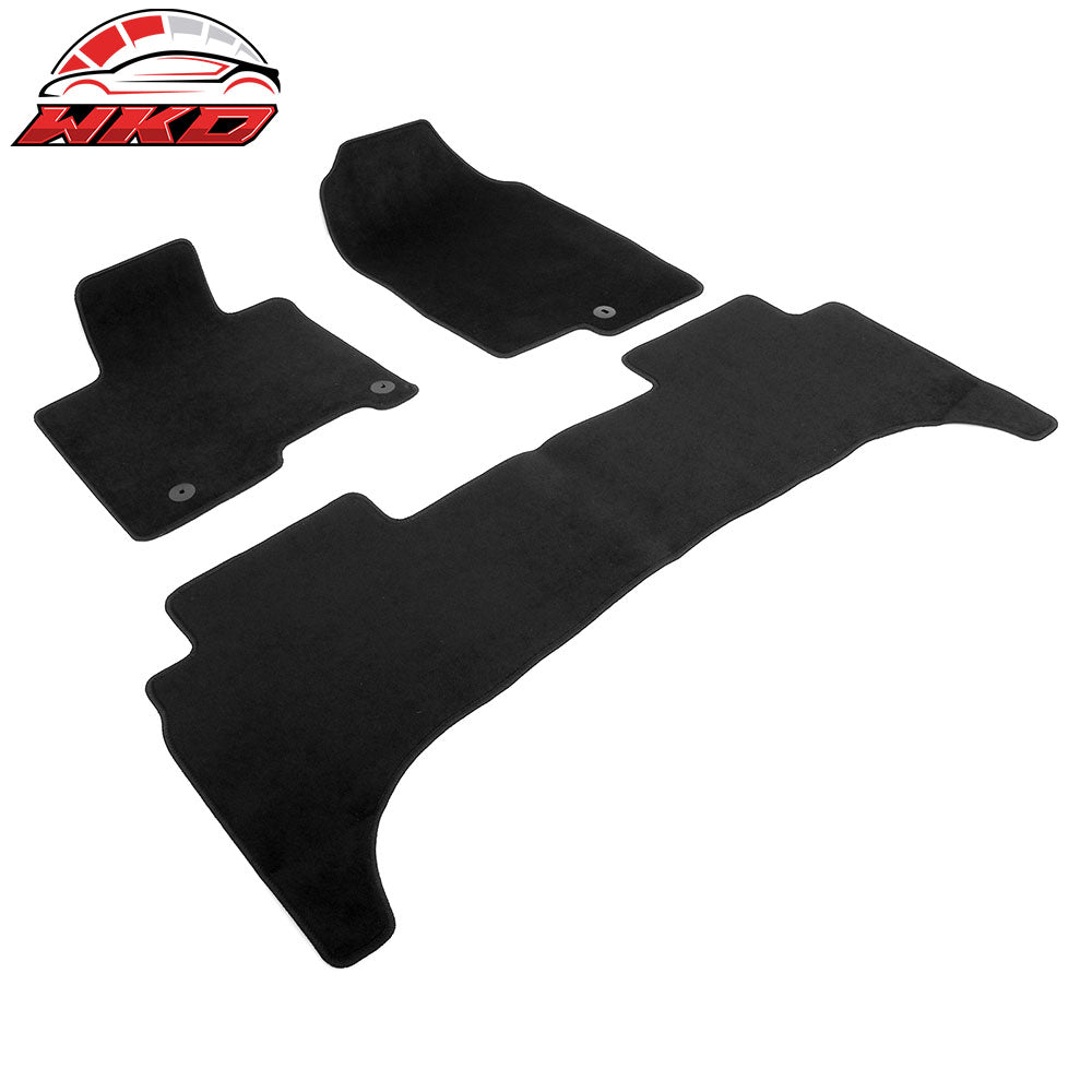 Fits 22-25 Hyundai Santa Cruz Anti-Slip Front Rear Floor Mats Carpet Nylon 3PCS