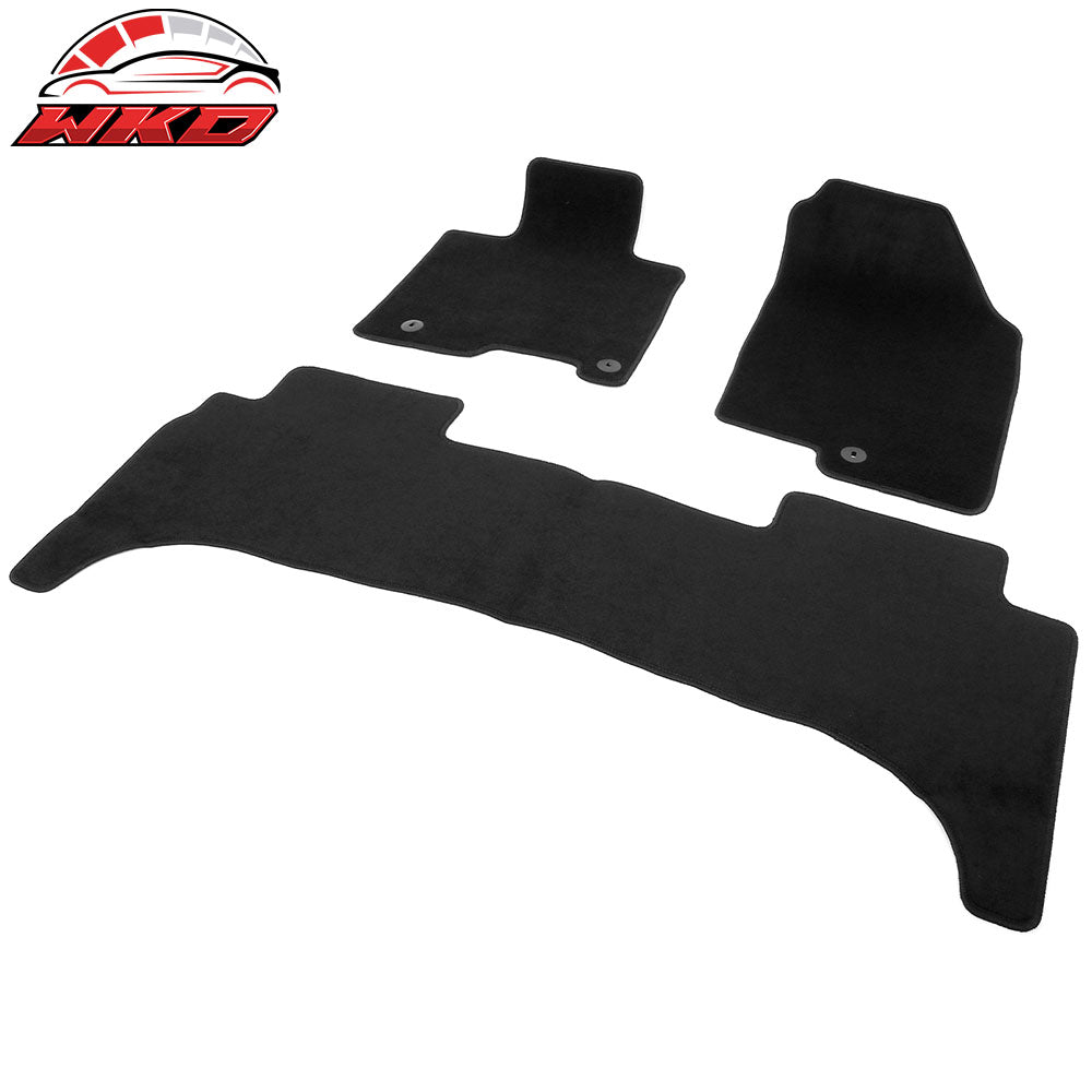 Fits 22-25 Hyundai Santa Cruz Anti-Slip Front Rear Floor Mats Carpet Nylon 3PCS