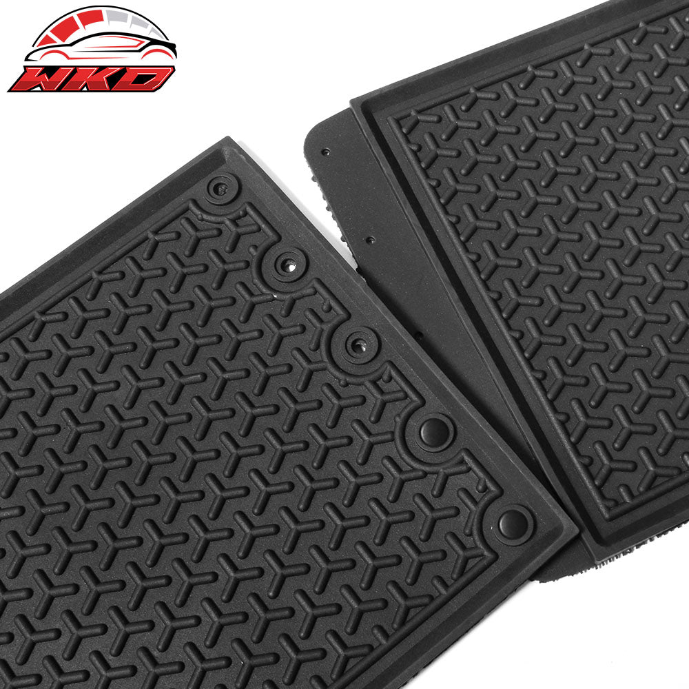Fits 16-19 GLE Facelift SUV Heavy Duty Black Latex Floor Mats Front & Second Row