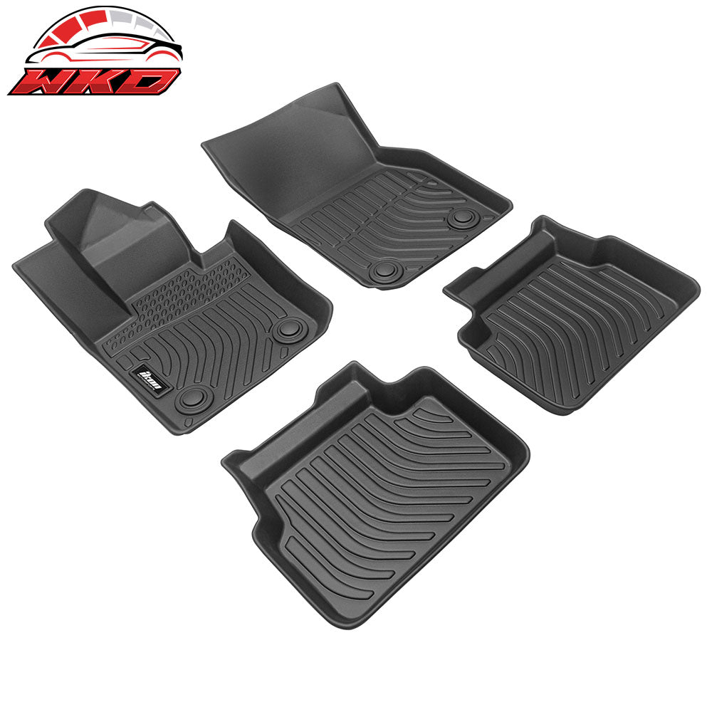 Fits 15-24 Mini Cooper F55 Hardtop 4-Door 3D Floor Mats Heavy Duty Liners - TPE