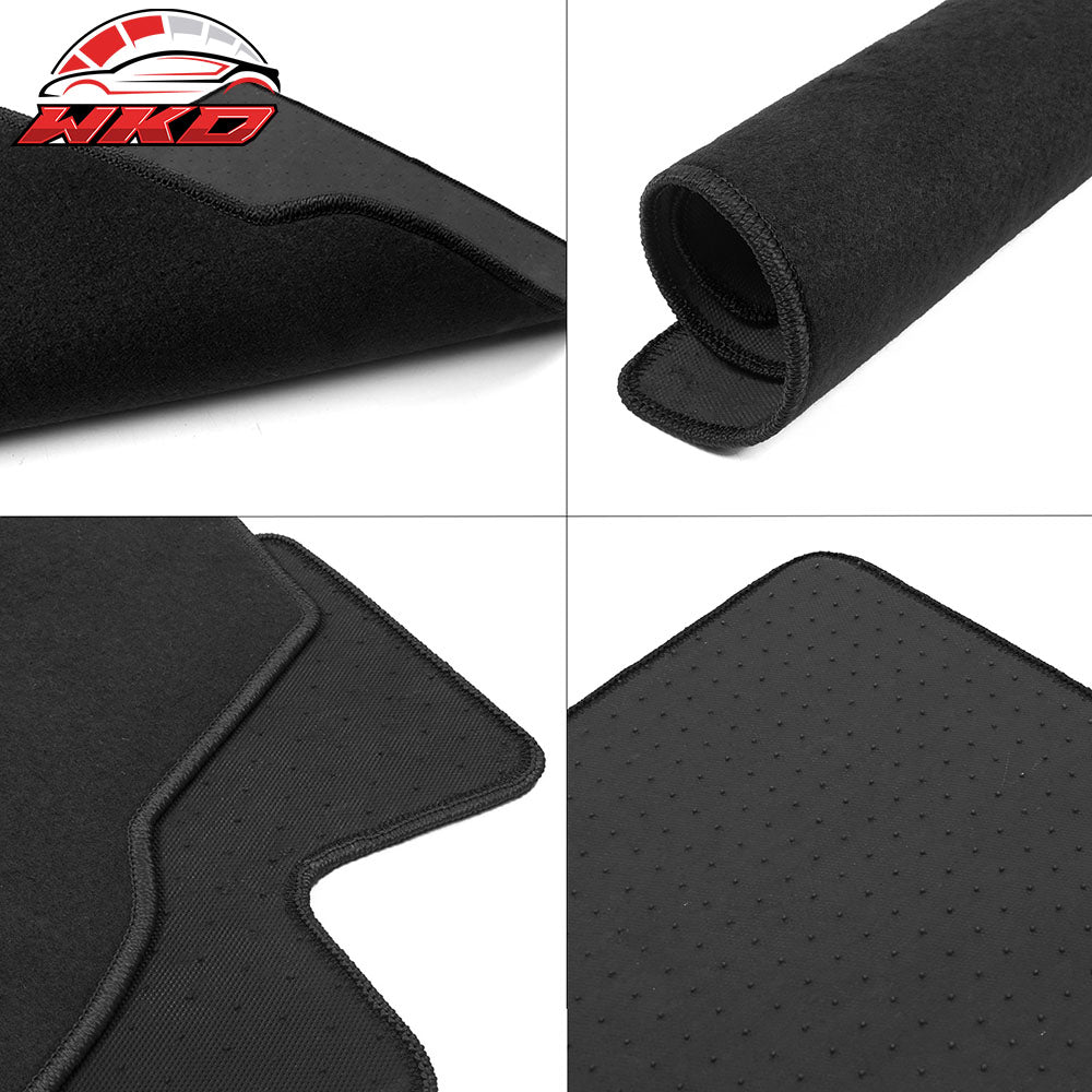 Fits 04-10 Scion tC Floor Mats Front & Rear Nylon Black OE Factory Fitment 4PC