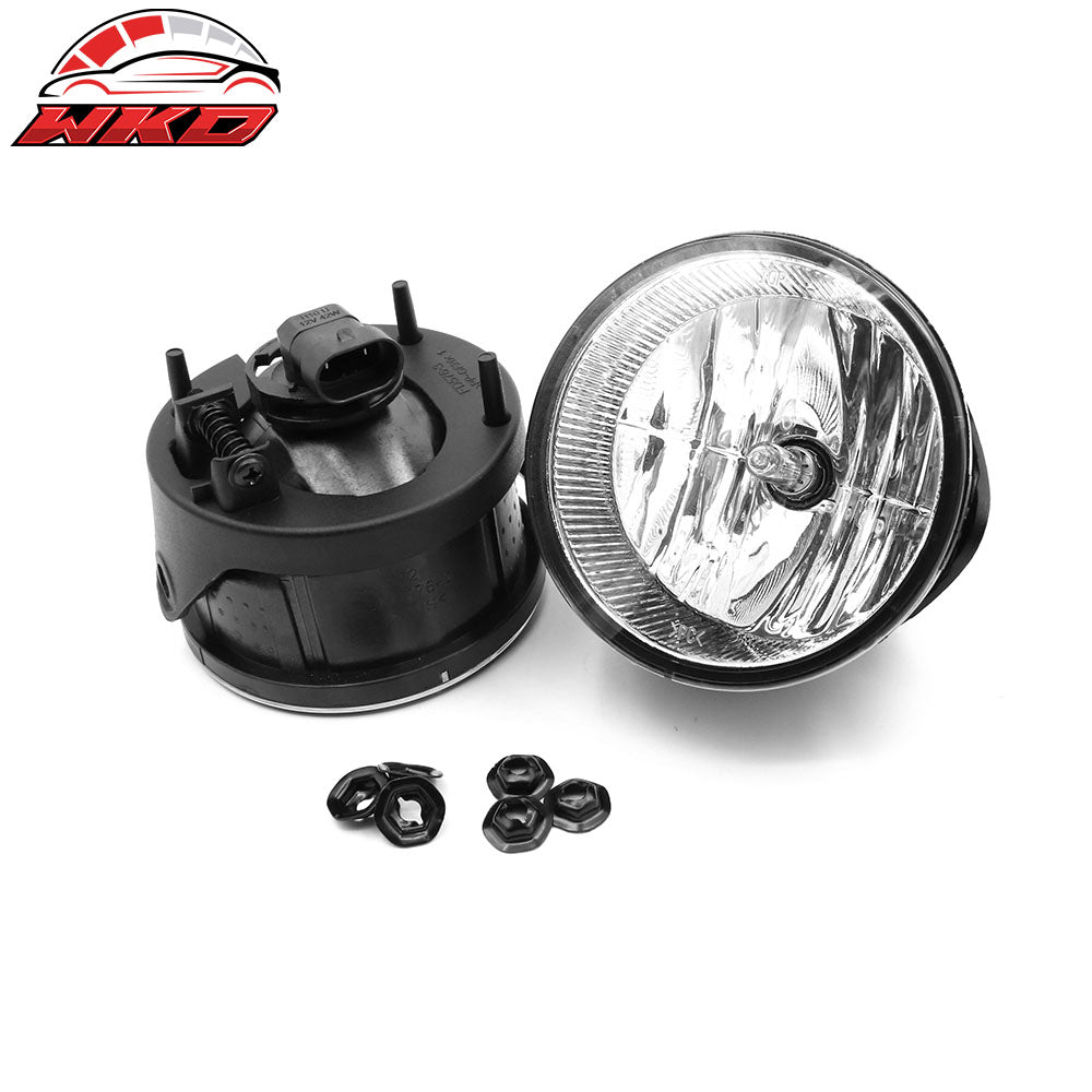 Fits 07-14 Ford Expedition 08-11 Ranger Clear Lens Fog Light Bumper Driving Lamp