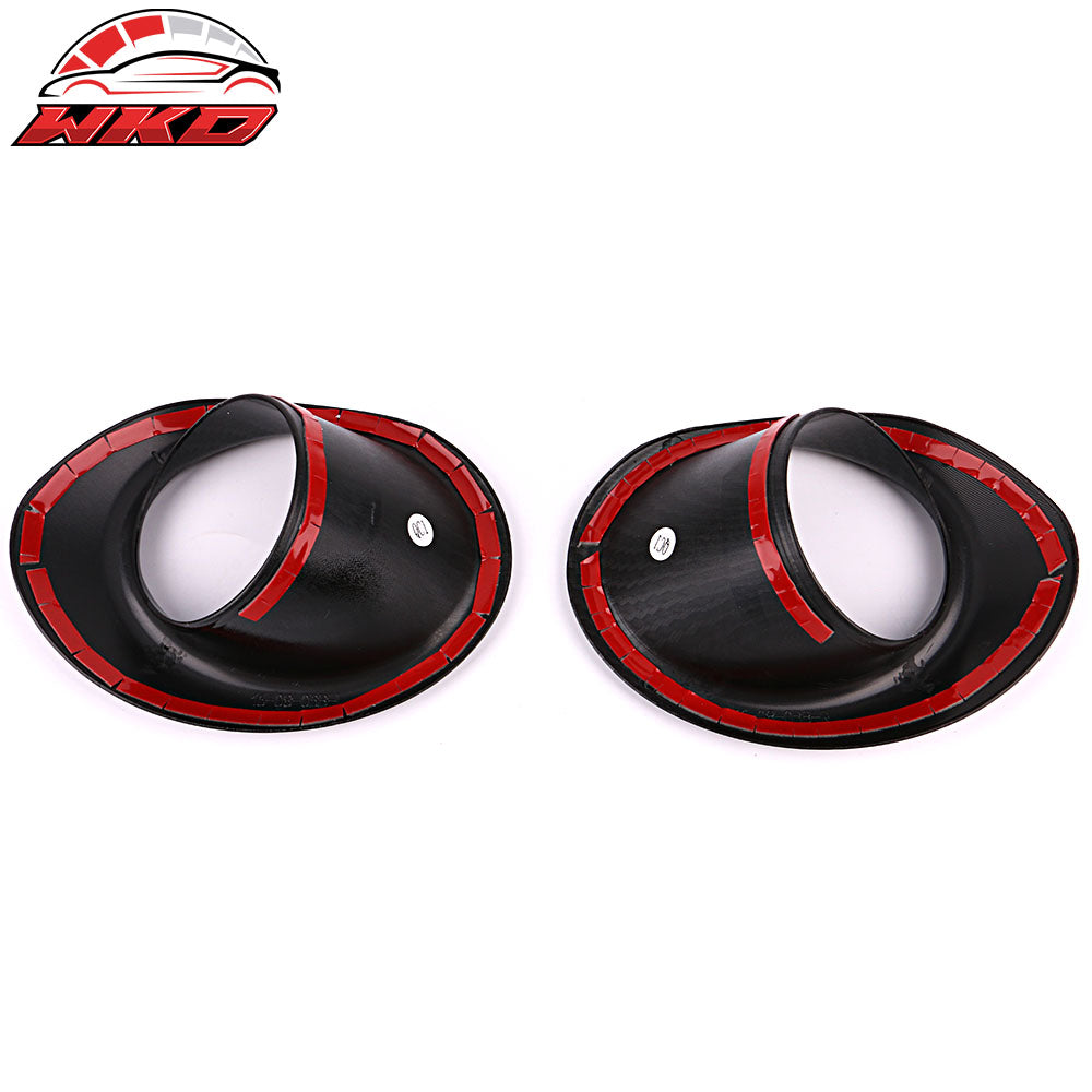 For 16-18 Honda Civic OE Style Fog Light Cover Carbon Fiber Print