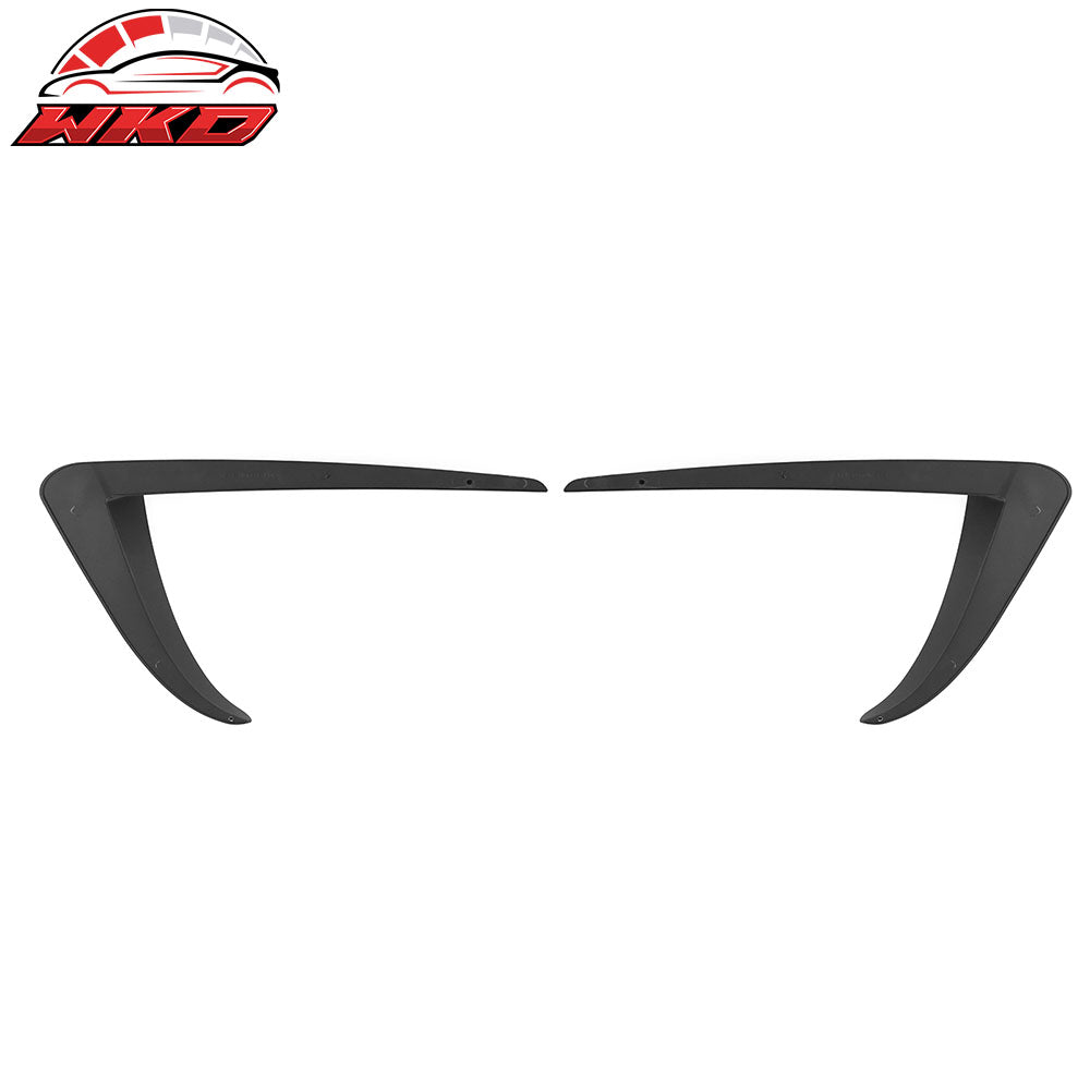 2017-23 Tesla Model 3 Matte Black Fog Light Lamp Trim Eyebrows Cover ABS Pair | Wholesale