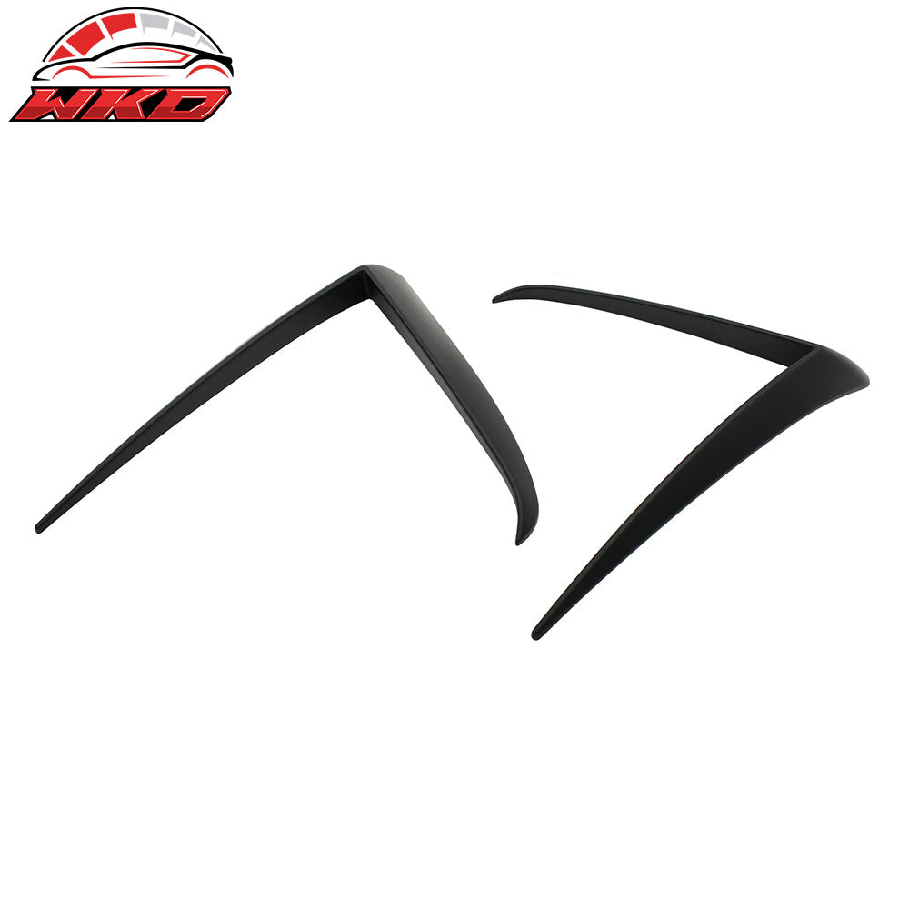 Fits 25-26 Tesla Model Y Juniper Fog Light Eyelid Trim Matte Black Lamp Frame