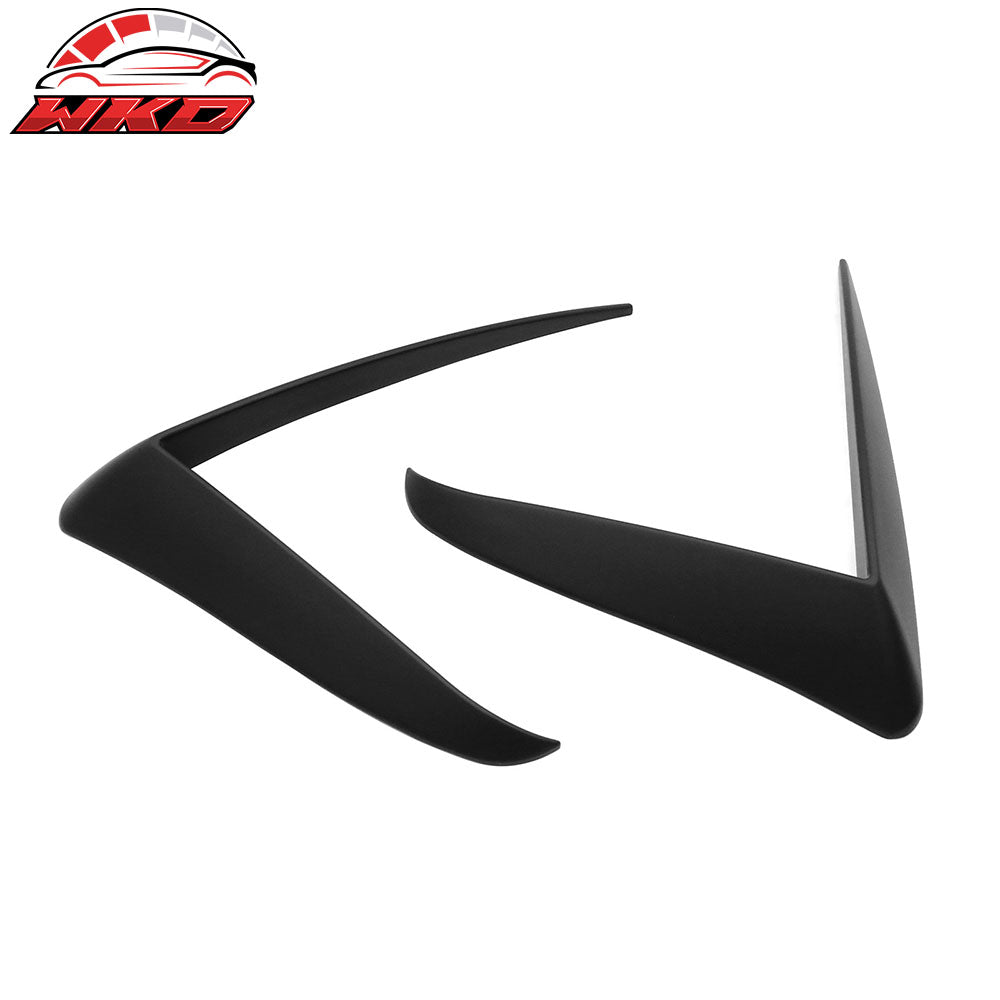 Fits 25-26 Tesla Model Y Juniper Fog Light Eyelid Trim Matte Black Lamp Frame