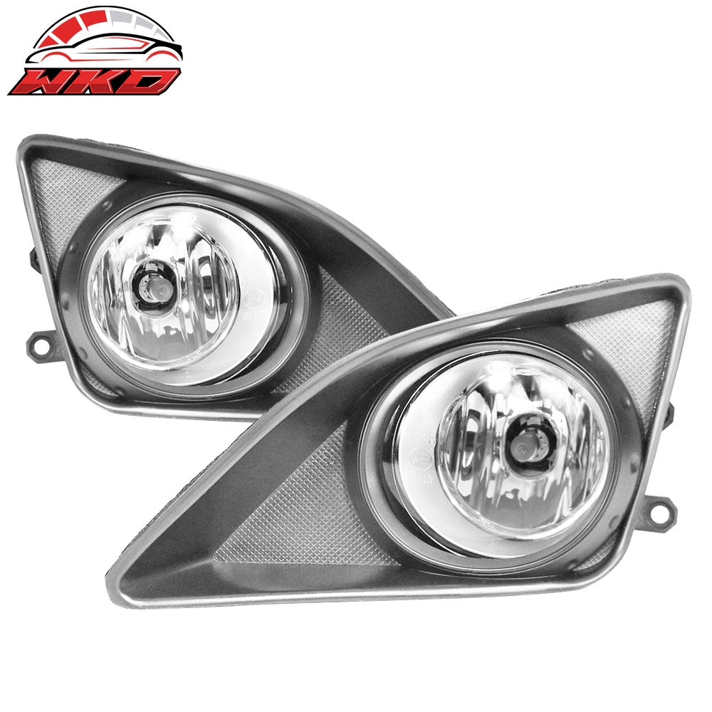 2008-10 Corolla Front Fog Lights Clear Lens Wiring+Switch | Wholesale