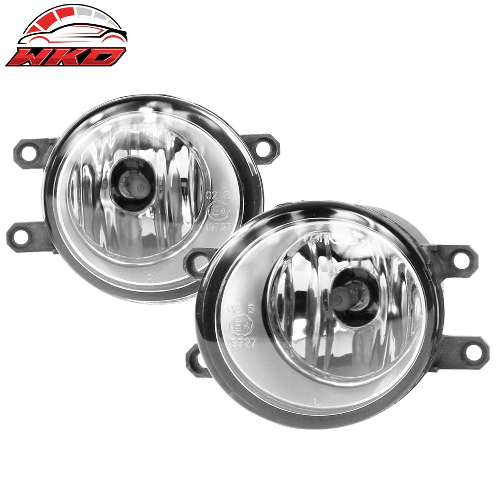 2008-10 Toyota Previa /2010 Prius Clear Lens Fog Light Lamps Replacement 2PC | Wholesale
