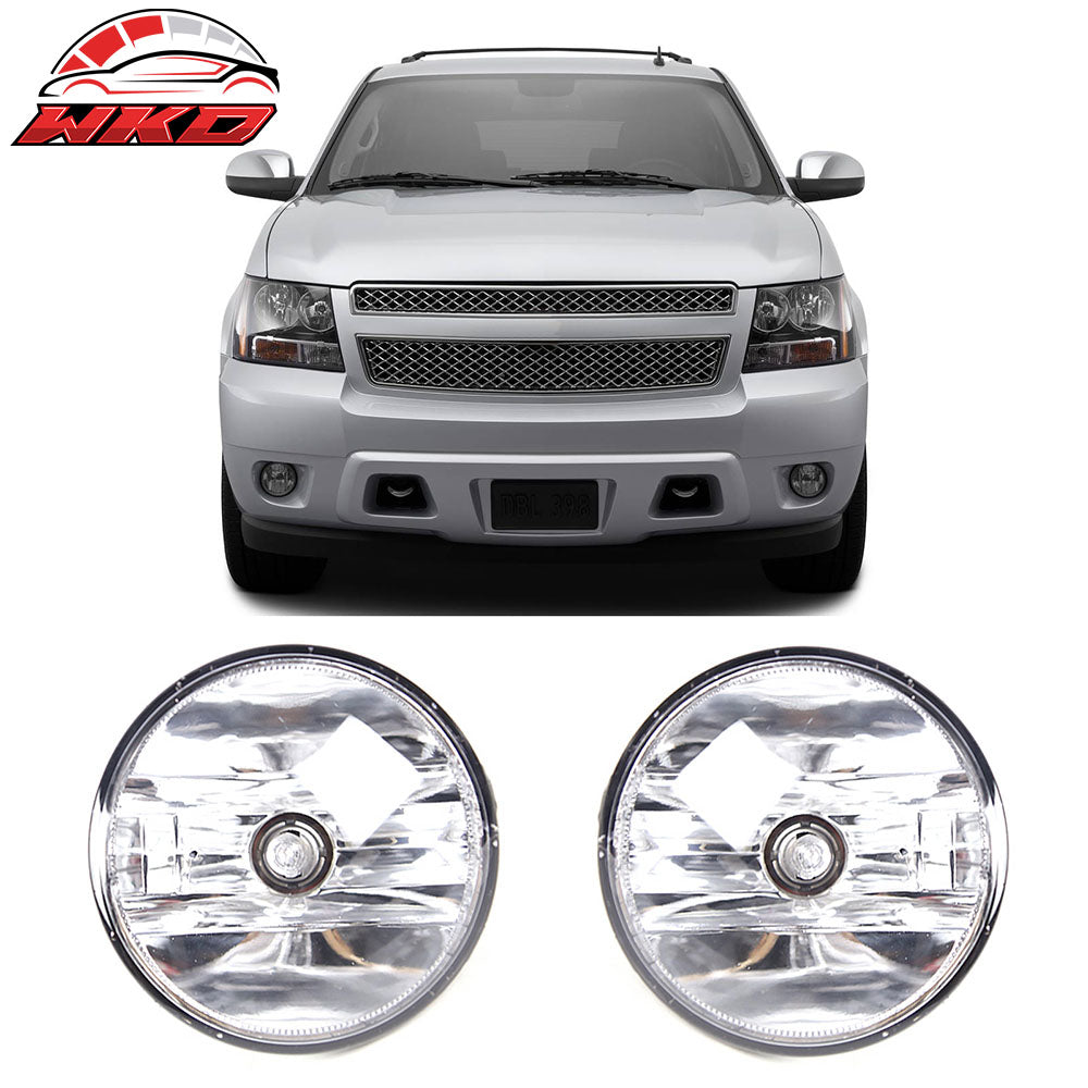 Fits 07-21 Chevrolet Tahoe Avalanche Suburban GMC Ford 2PCS Fog Lights LH RH