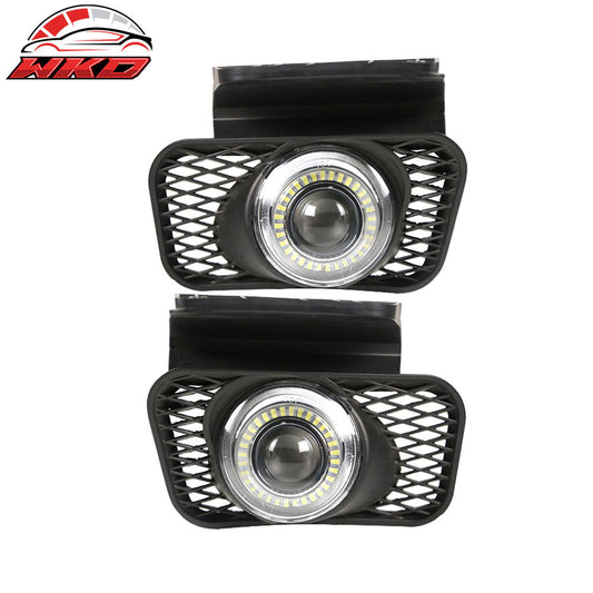 Wholesale 03-07 Chevy Silverado 02-06 Avalanche LED Halo Projector Bumper Fog Lights