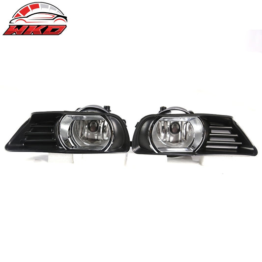 Wholesale 07-09 Toyota Camry Front Bumper Clear Fog Lights With Chrome Bezel