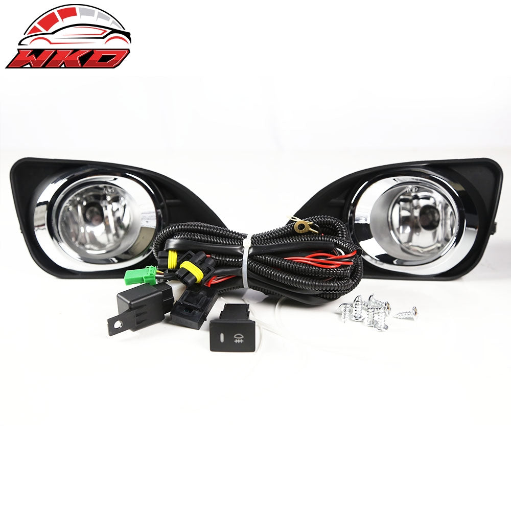 Fits 10-11 Toyota Camry Front Bumper Clear Driving Fog Lights 2PC