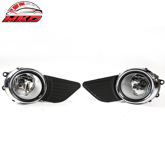 Wholesale 2011-2017 Toyota Sienna Chrome Clear Front Bumper Fog Lights Lamps - Bulk Orders & Dealer Pricing Available