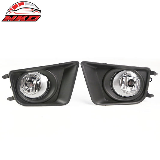 2012-15 Toyota Tacoma 2PCS Front Bumper Fog Lights Lamp Kit W/Clear Lens | Wholesale