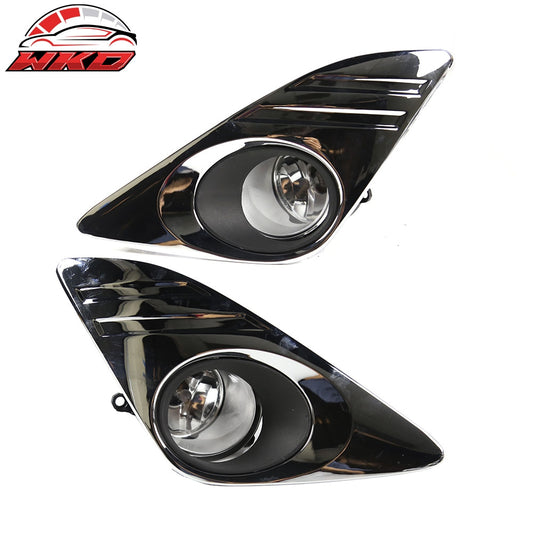 Wholesale 2012-2014 Toyota Camry Front Bumper Fog Lights Chrome w/ Black Bezel 每 Bulk Orders & Dealer Pricing Available